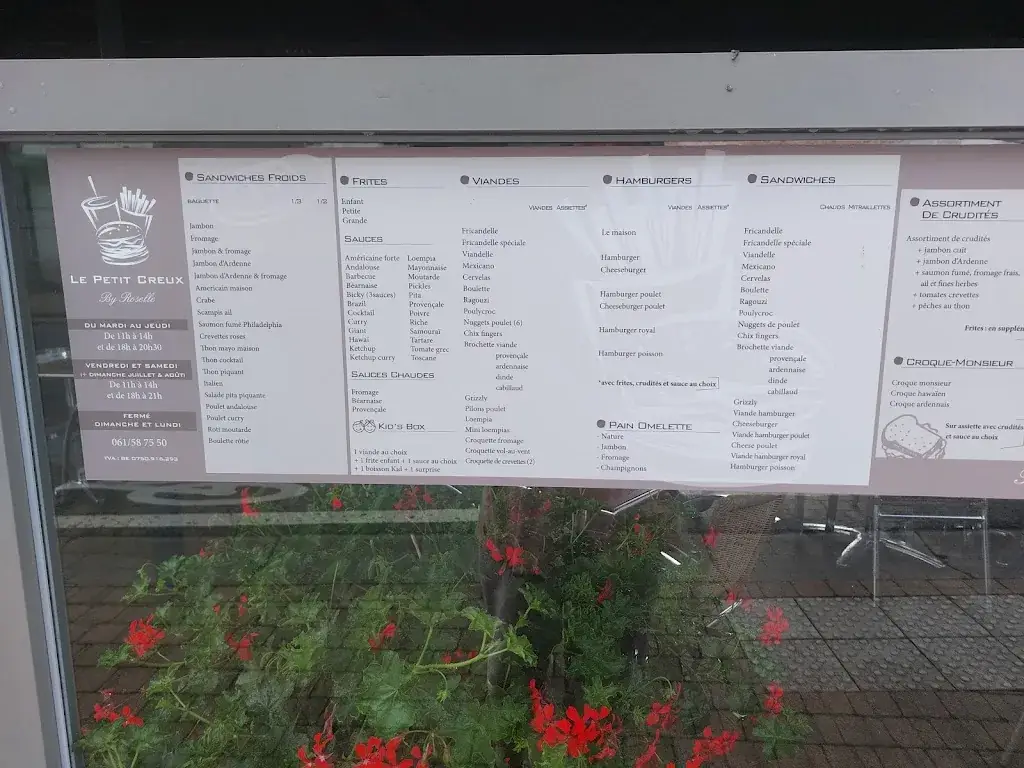 Menu_Le Petit Creux By Roselle_Gedinne_image_1