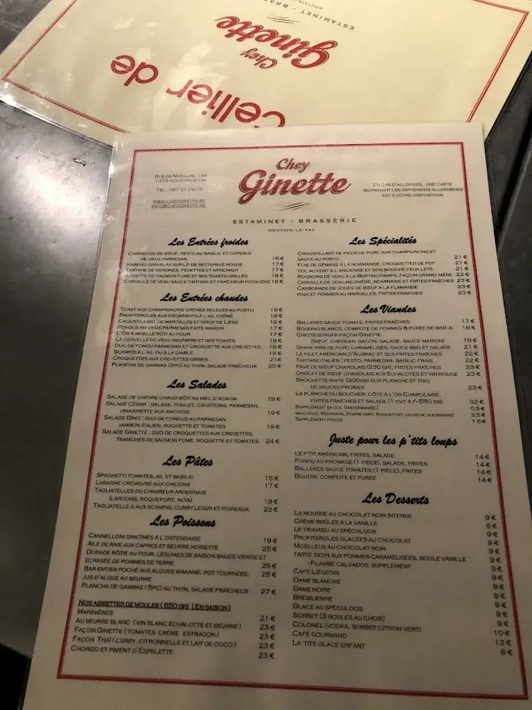 Menu_Chez Ginette_Genappe_image_2