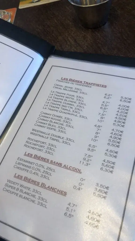 Menu_Café de la Lanterne_Genappe_image_1