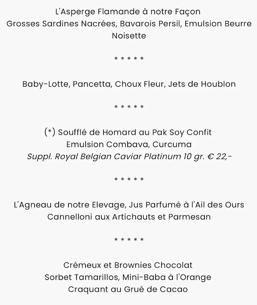 Menü_Maison Marit_Braine-l'Alleud_Bild_4