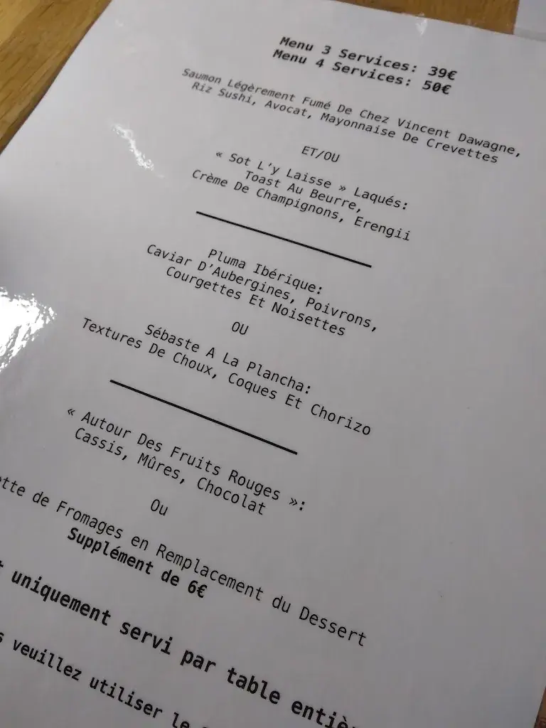 Menü_La Grange D'Hamois_Emptinne_Bild_3