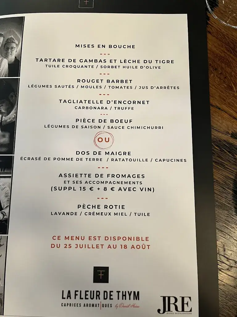 Menu_La Fleur de Thym_Houffalize_image_1