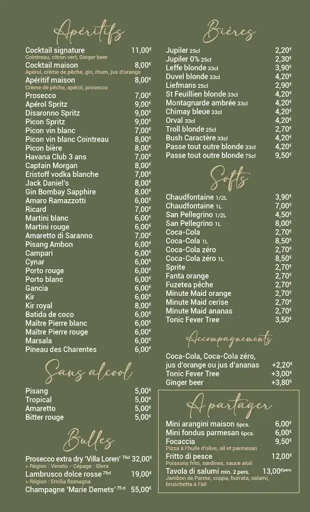 Menu_Da Claudio_Hensies_imagen_1