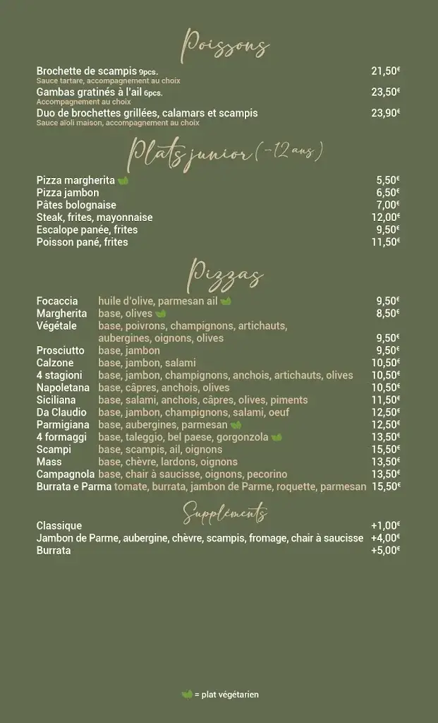 Menu_Da Claudio_Hensies_imagen_4