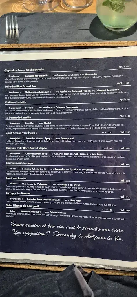 Menu_Aux Dix Vins • Restaurant_Quiévrain_image_2