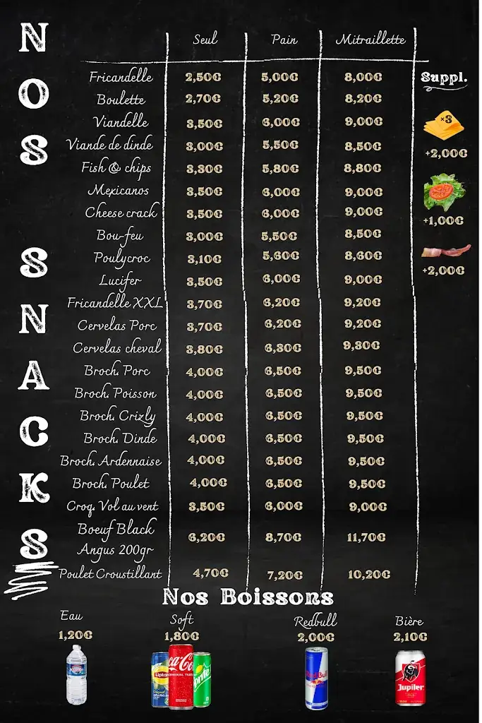 Menu_Chez Gus Friterie Thulin_Hensies_image_1