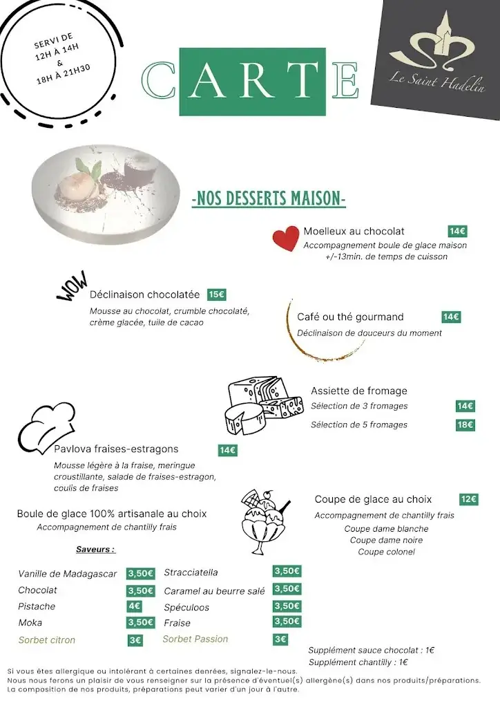 Menu_Restaurant Le Saint Hadelin_Houyet_image_2
