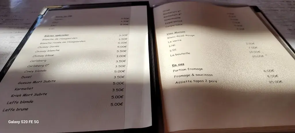 Menu_O bord de Lesse_Dinant_image_1