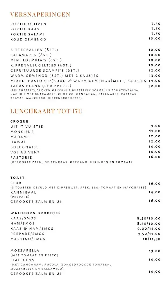 Menü_D'Oude Pastorie_Brasschaat_Bild_2