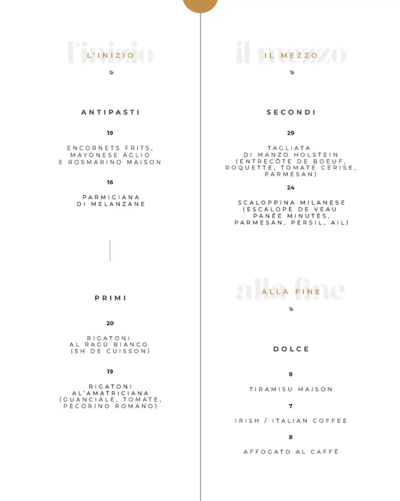 Menü_Piccolo Trattoria_Herstal_Bild_1