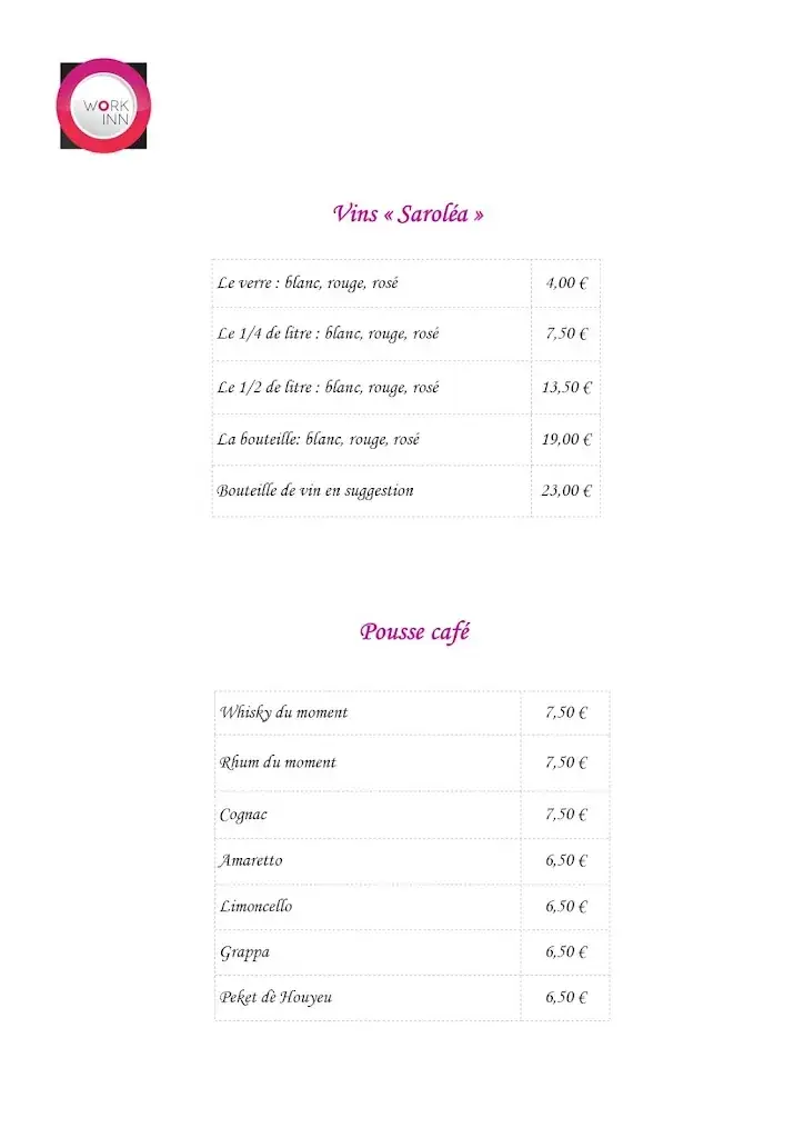 Menu_Le sarolea_Herstal_image_3