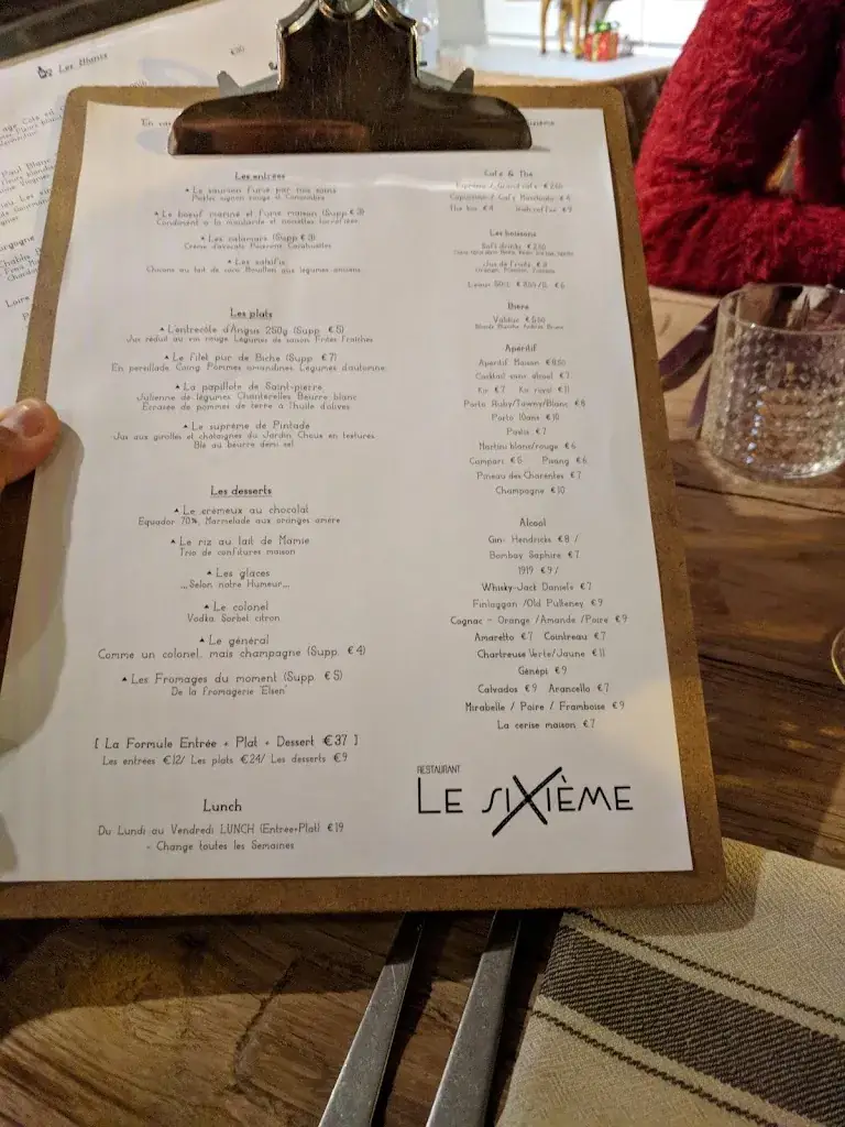 Menu_Le Sixième_Jodoigne_image_4