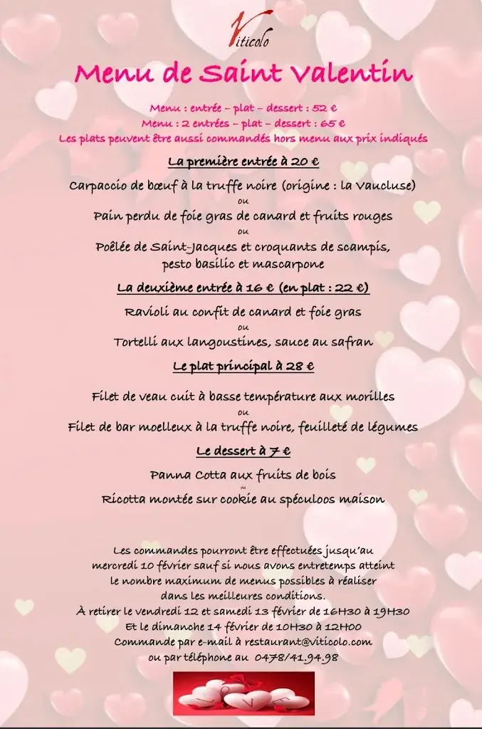 Menu_Viticolo Restaurant_Tubize_image_1