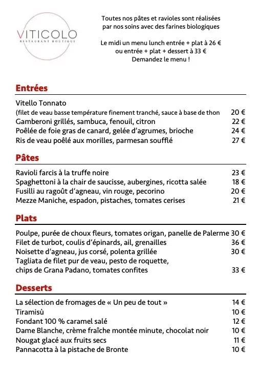 Menu_Viticolo Restaurant_Tubize_image_2