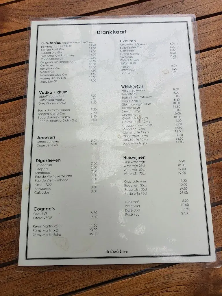 Menu_De Roode Leeuw_Brasschaat_image_3