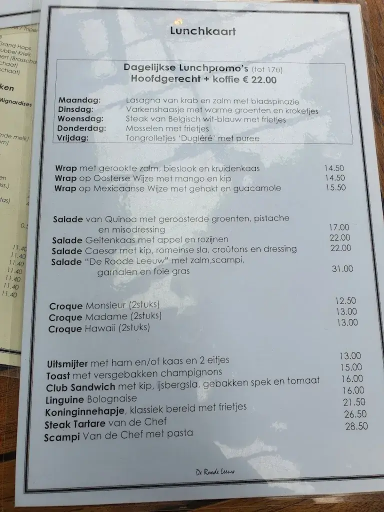 Menu_De Roode Leeuw_Brasschaat_image_4