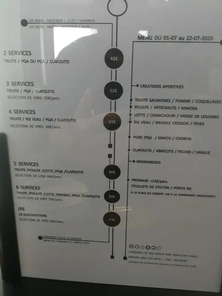 Menü_Ô DE VIE RESTAURANT_Juprelle_Bild_2