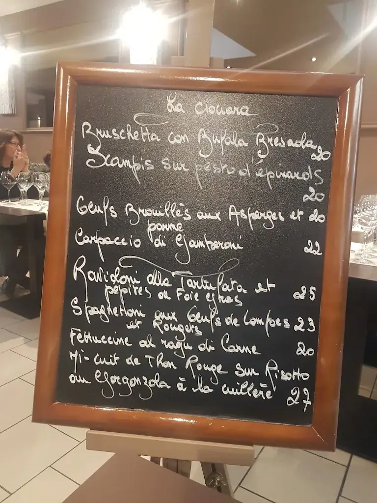 Menu_La Ciociara, Restaurant_Liège_image_2