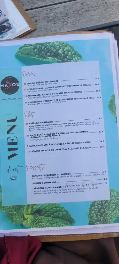 Menü_La Table de Maxou_Huy_Bild_2