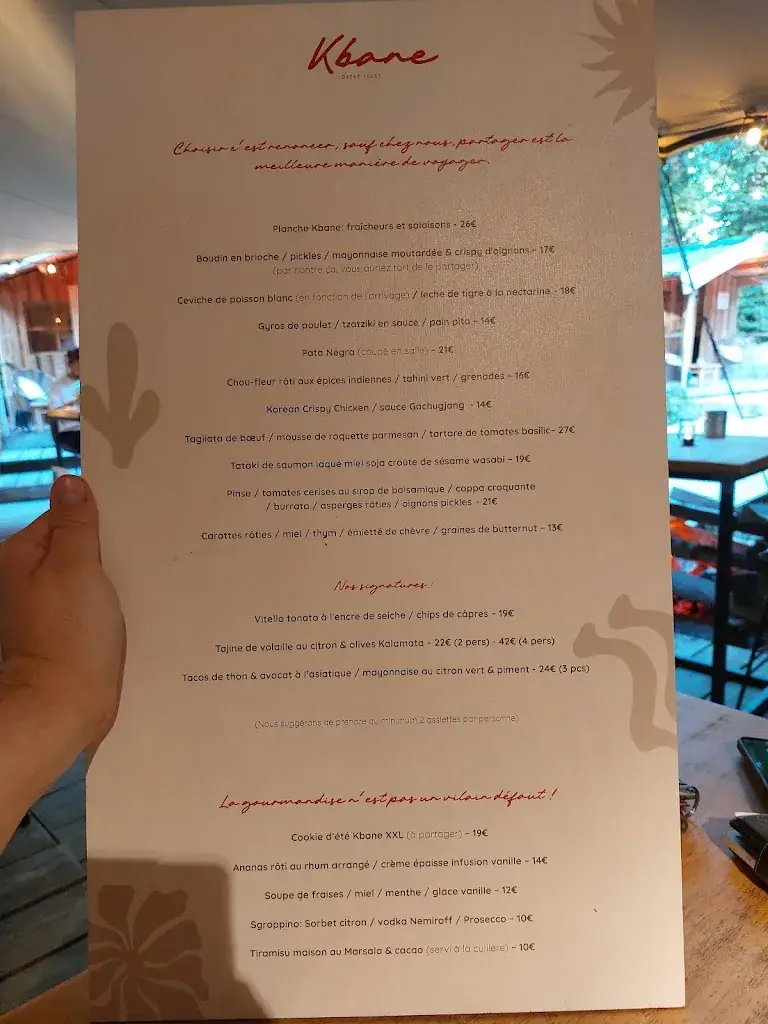 Menü_Kbane restaurant_Hulpe_Bild_3