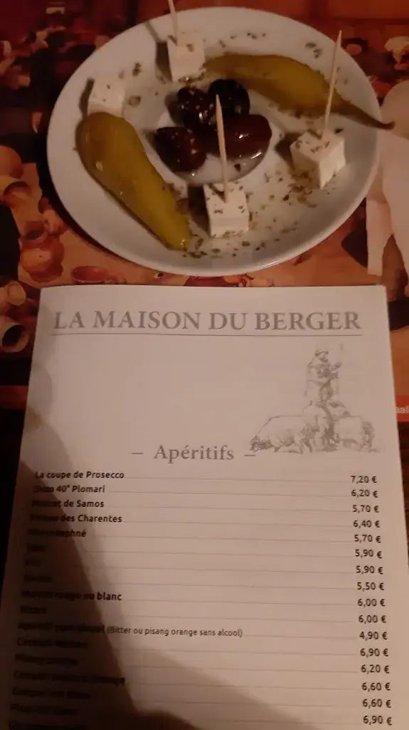 Menu_La Maison Du Berger_Jurbise_image_4