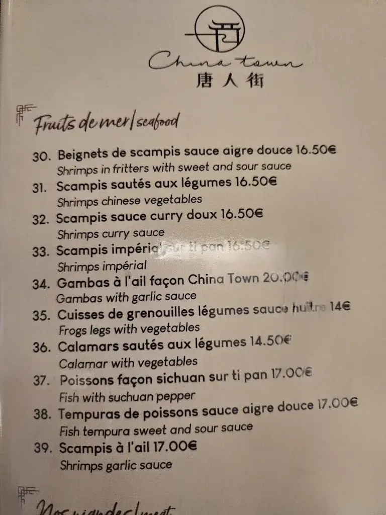 Menu_China Town_Jurbise_image_2