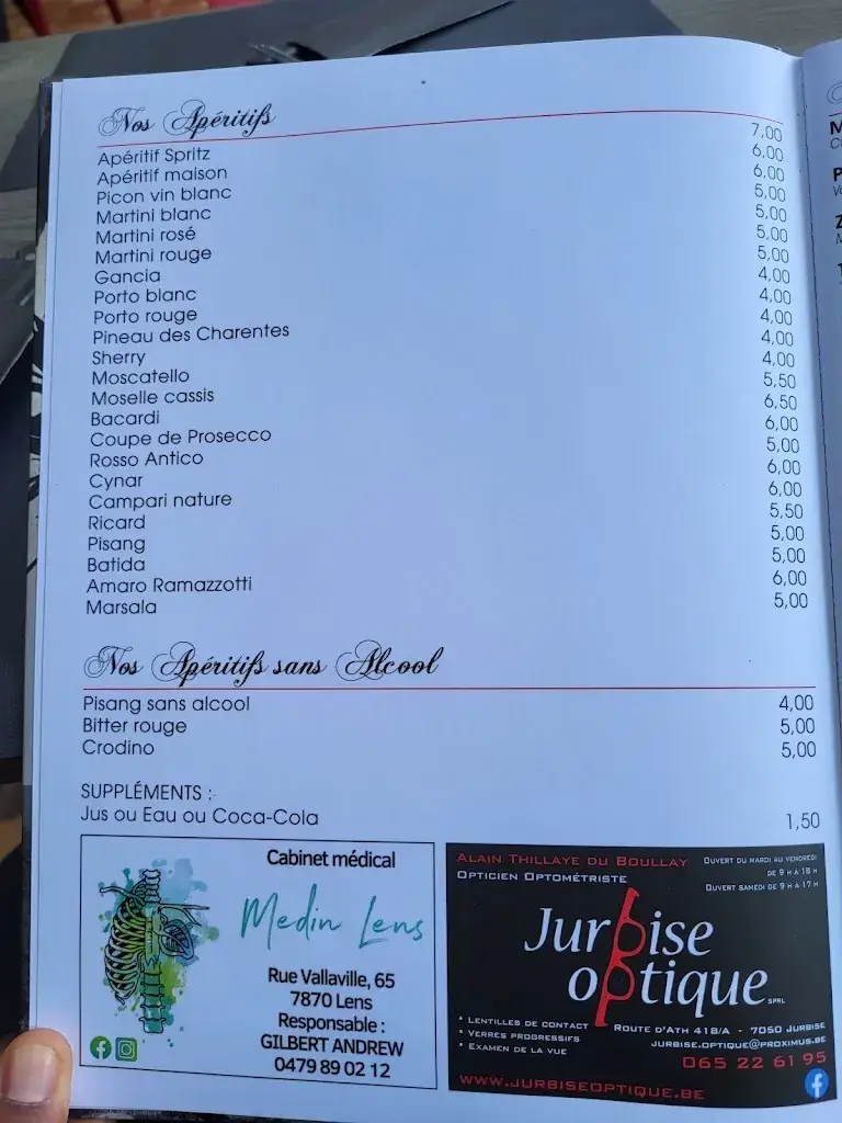 Menu_La Pizzarella 2_Jurbise_image_1