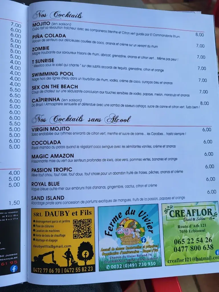 Menu_La Pizzarella 2_Jurbise_image_4