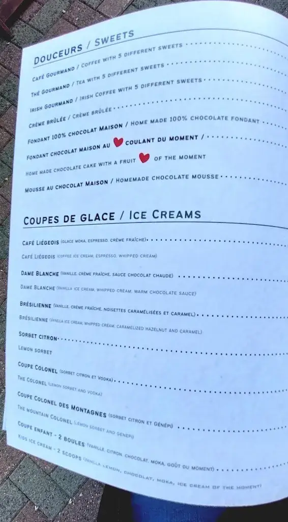 Menu_The Swiss Chalet_Jalhay_image_3