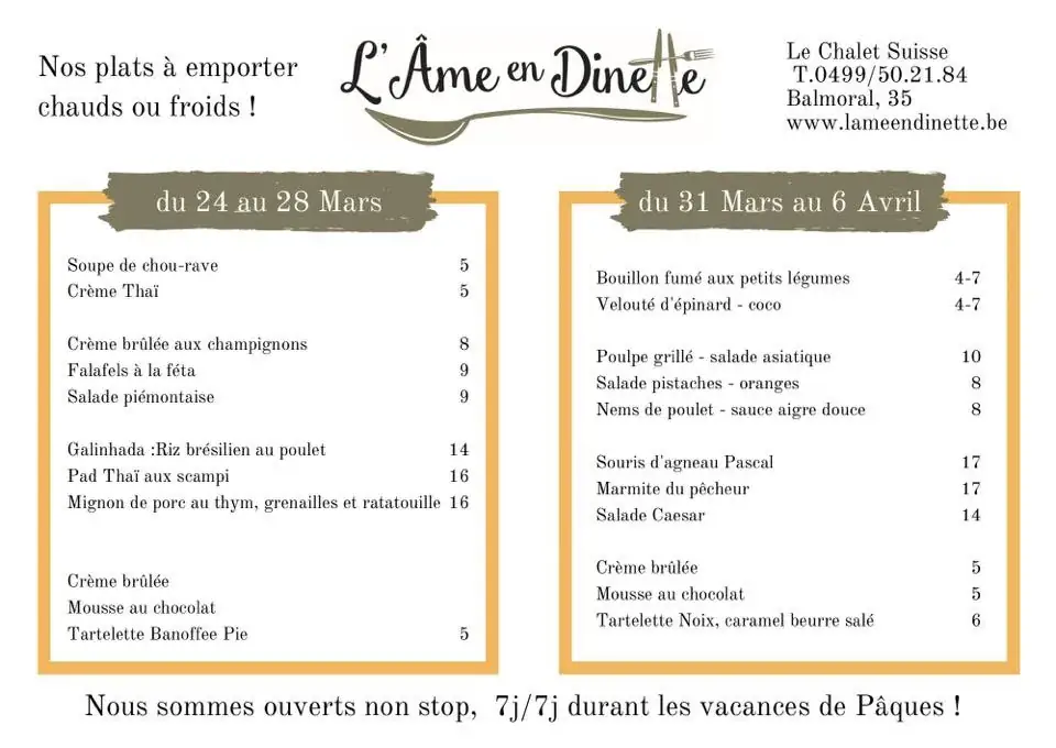 Menu_The Swiss Chalet_Jalhay_image_4