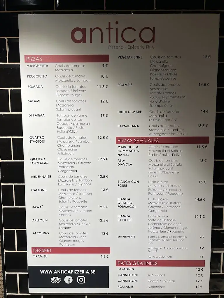 Menü_Antica Pizzéria_Jalhay_Bild_3