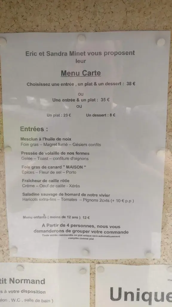 Menu_Le Chalet du Pont de Belleheid_Jalhay_image_2