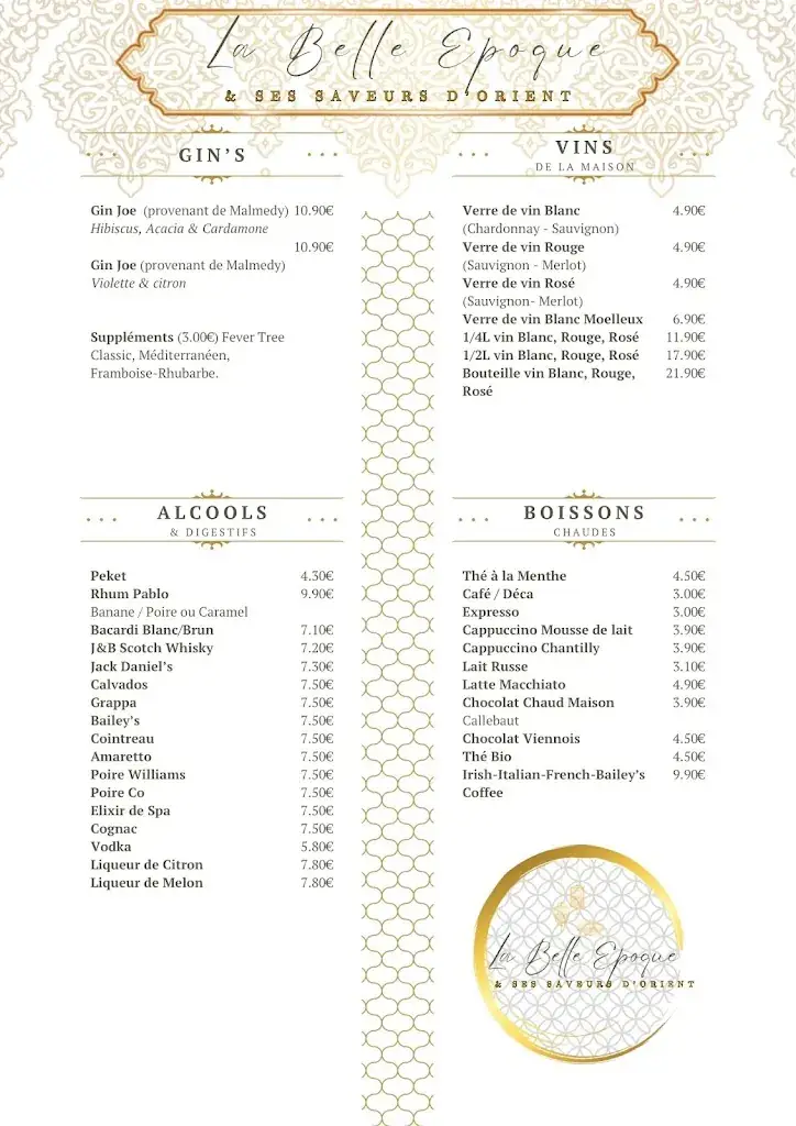 Menu_La Belle Époque et ses saveurs d’Orient_Spa_image_2
