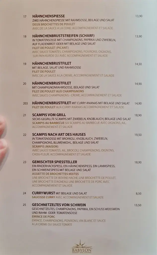 Menu_Babylon Restaurant_Kelmis_image_2