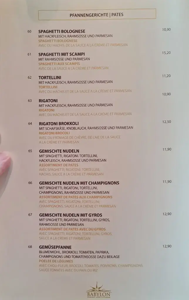 Menu_Babylon Restaurant_Kelmis_image_3