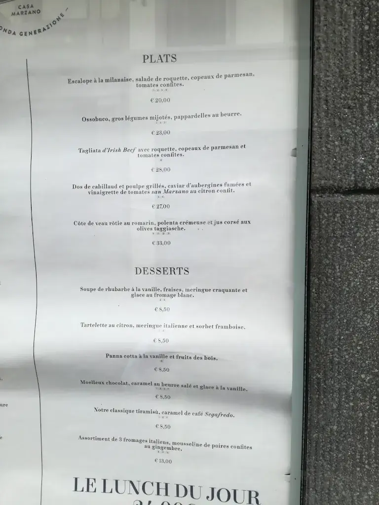 Menu_La Pasteria_Kelmis_imagen_1