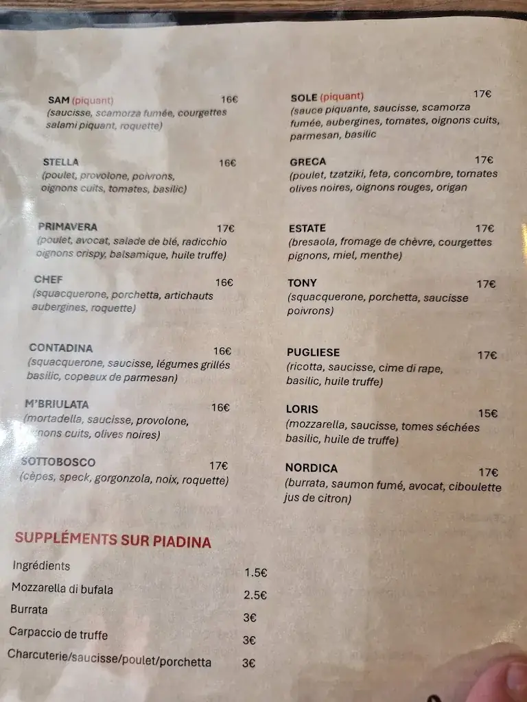 Menü_Il Passatore_Louvière_Bild_1