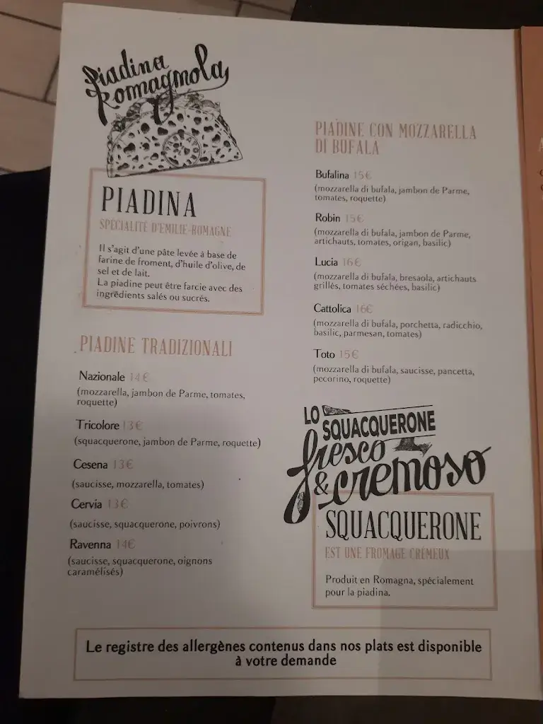 Menü_Il Passatore_Louvière_Bild_3