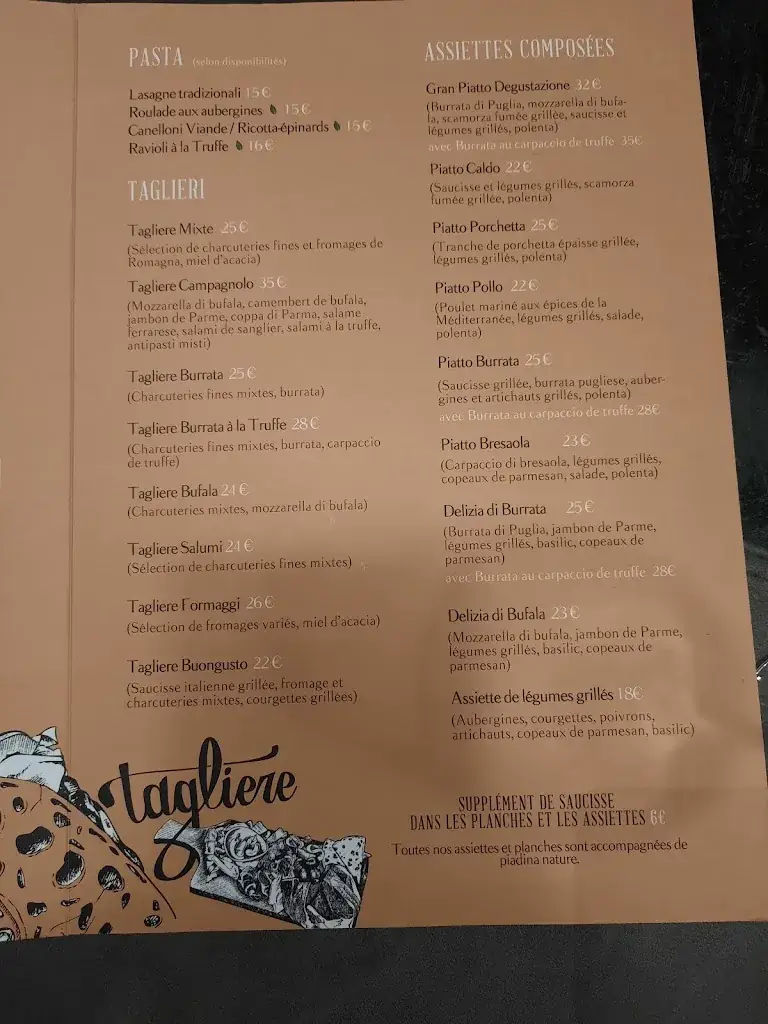 Menü_Il Passatore_Louvière_Bild_4