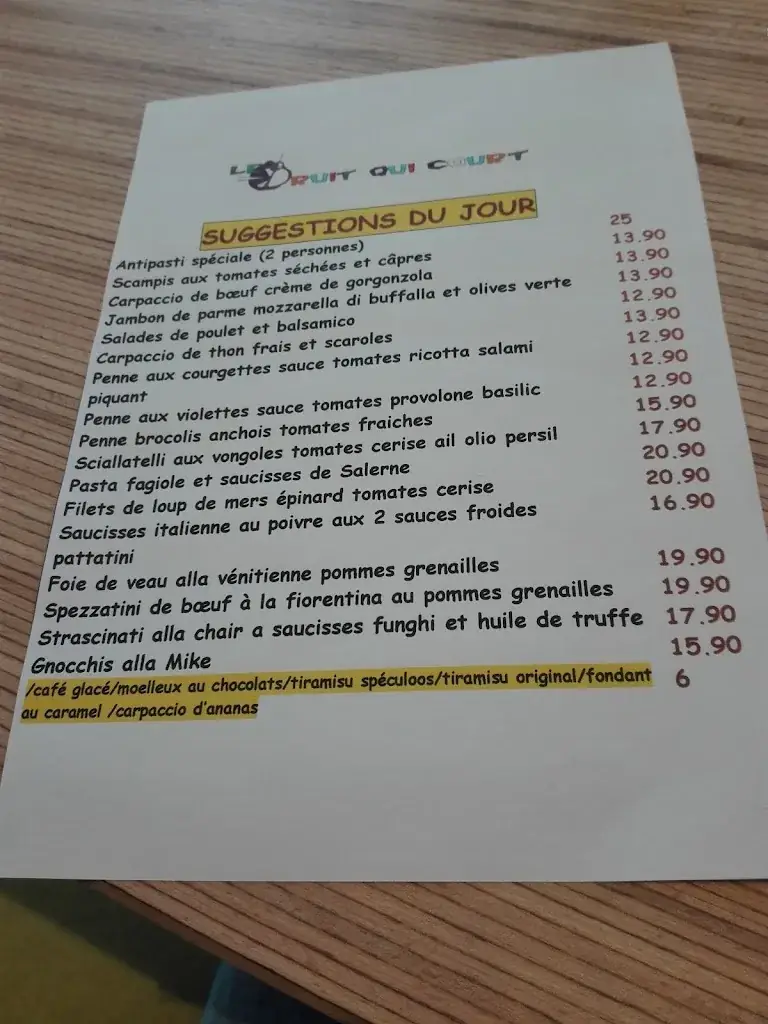 Menu_Le Bruit qui Court_Louvière_image_3