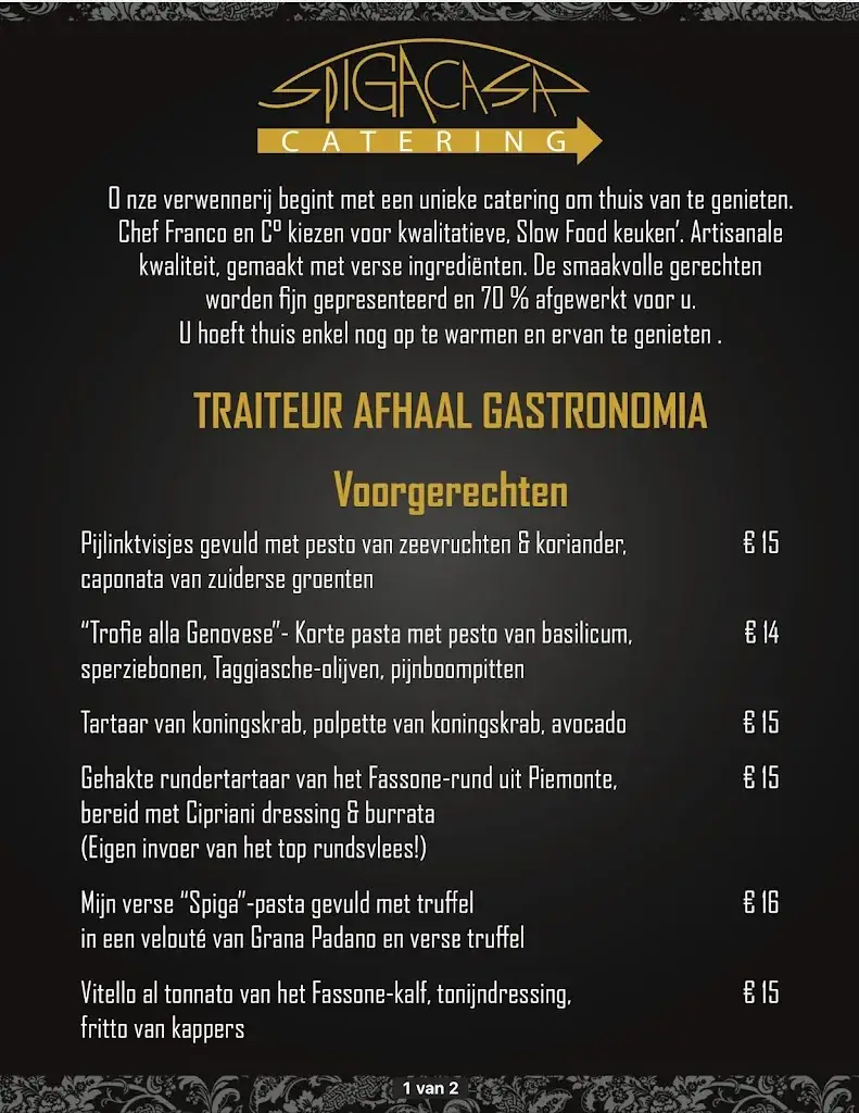 Menu_Spiga D'oro_Boortmeerbeek_image_1
