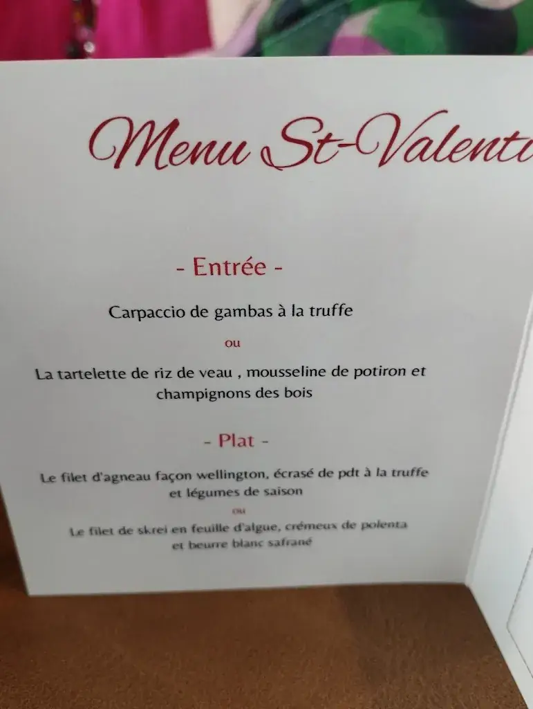 Menu_Le Mansart_Louvière_image_2