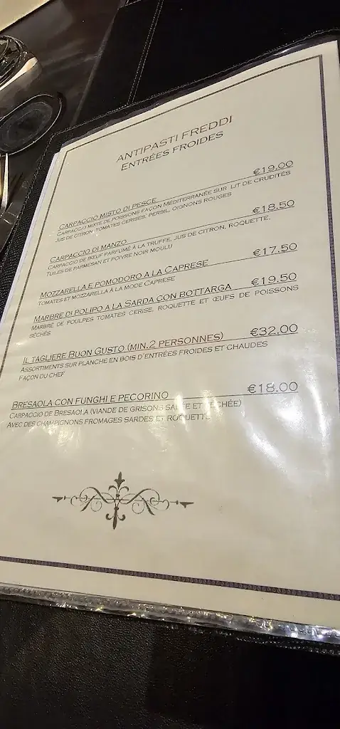 Menu_Il Nuovo Buon Gusto_Louvière_image_4