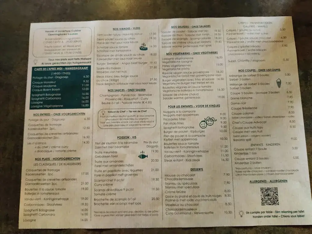 Menu_Brasserie Benelux_Roche-en-Ardenne_image_1