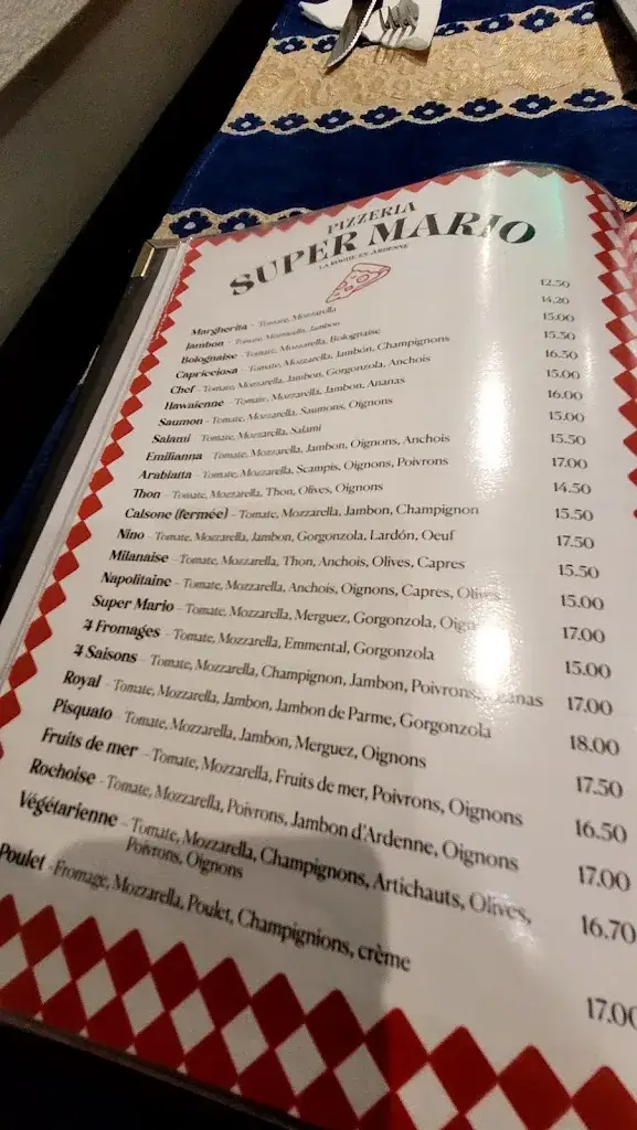 Menu_Pizzeria Super Mario_Roche-en-Ardenne_image_3