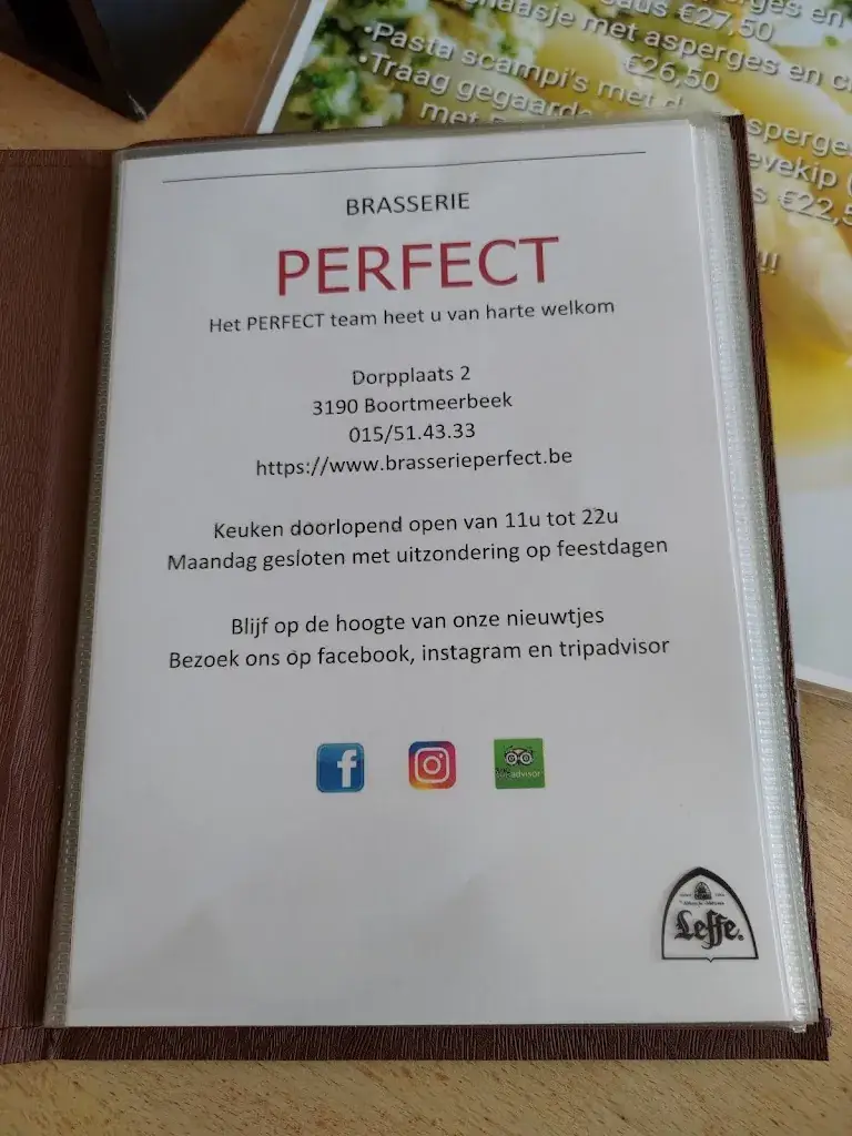 Menu_Brasserie Perfect_Boortmeerbeek_image_1