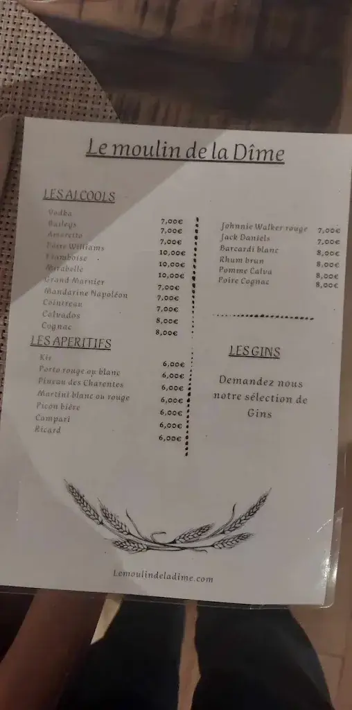 Menu_Le Moulin de la Dîme_Libin_image_4