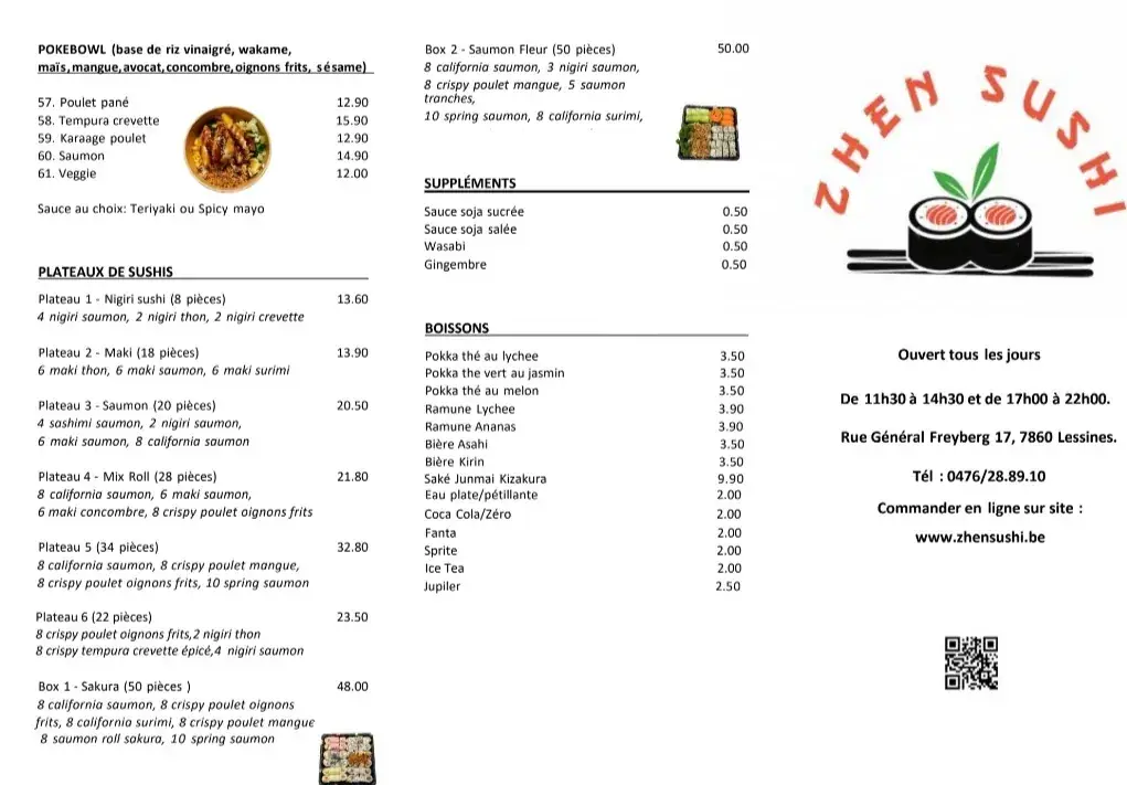 Menu_Zhen Sushi_Lessines_image_3