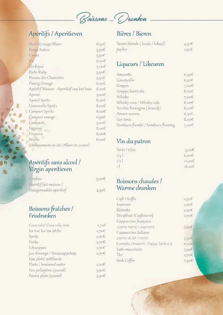 Menu_Pizzeria Ristorante St. Christophe_Lincent_image_4