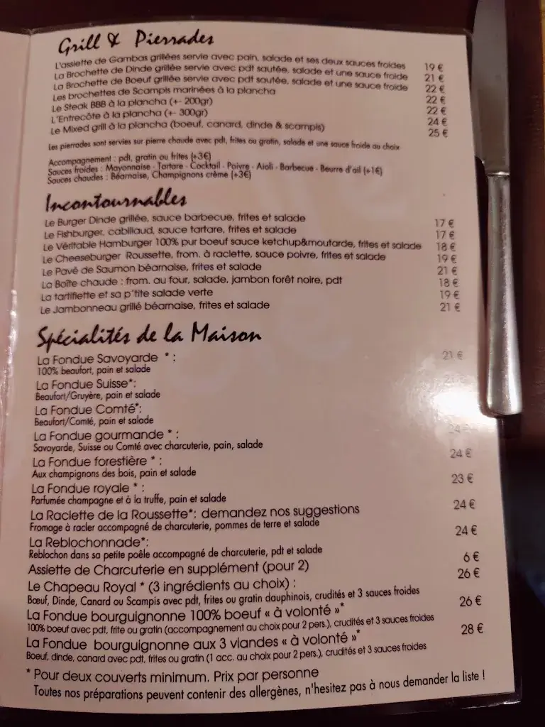 Menu_La Roussette de Savoie_Liège_image_4